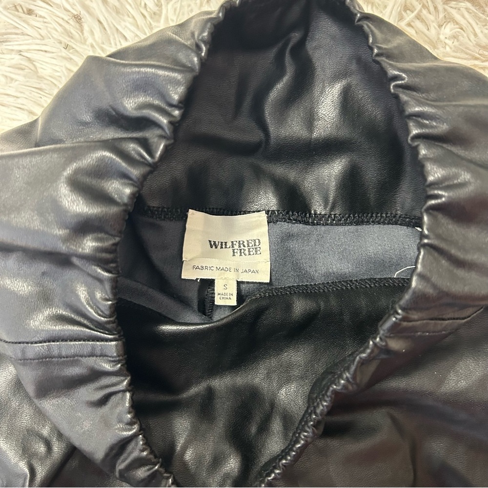 ◾️Aritzia Wilfred Free Daria Faux Leather Pant Leggings - Picture 9 of 12